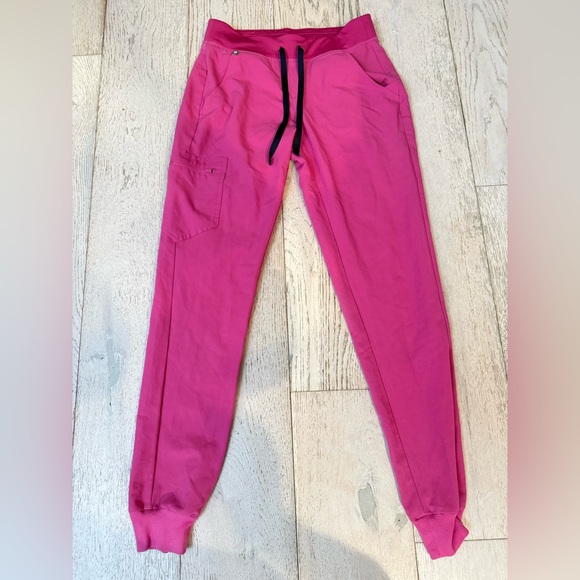 Pristine Immaculate FIGS electric orchid Zamora Joggers size: Small Tall - Picture 4 of 7